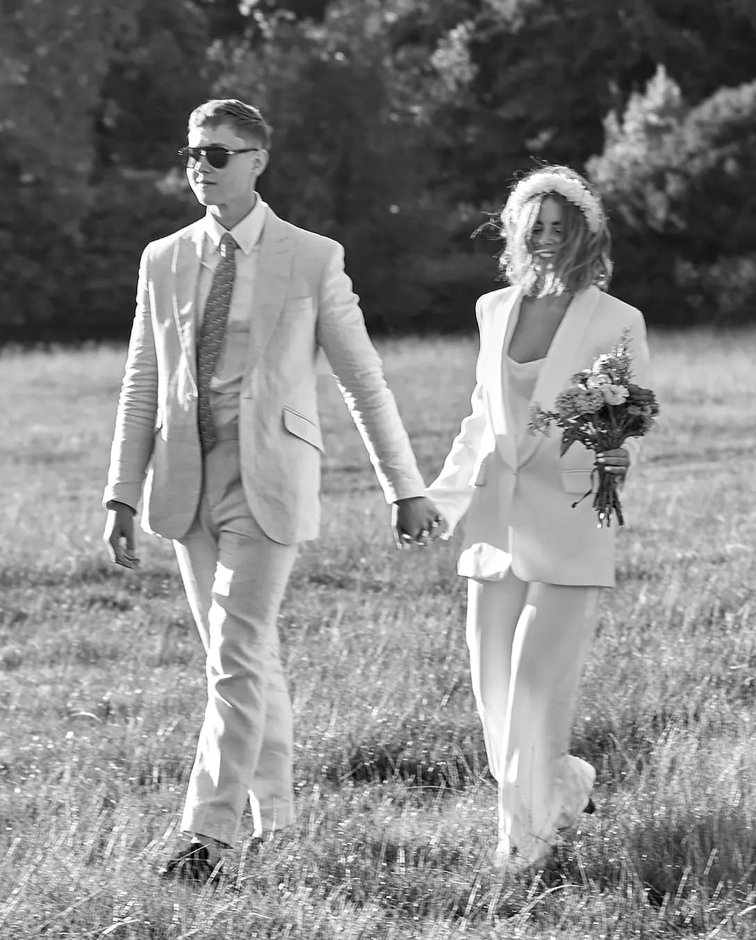 bride and groom luxury sustainable wedding