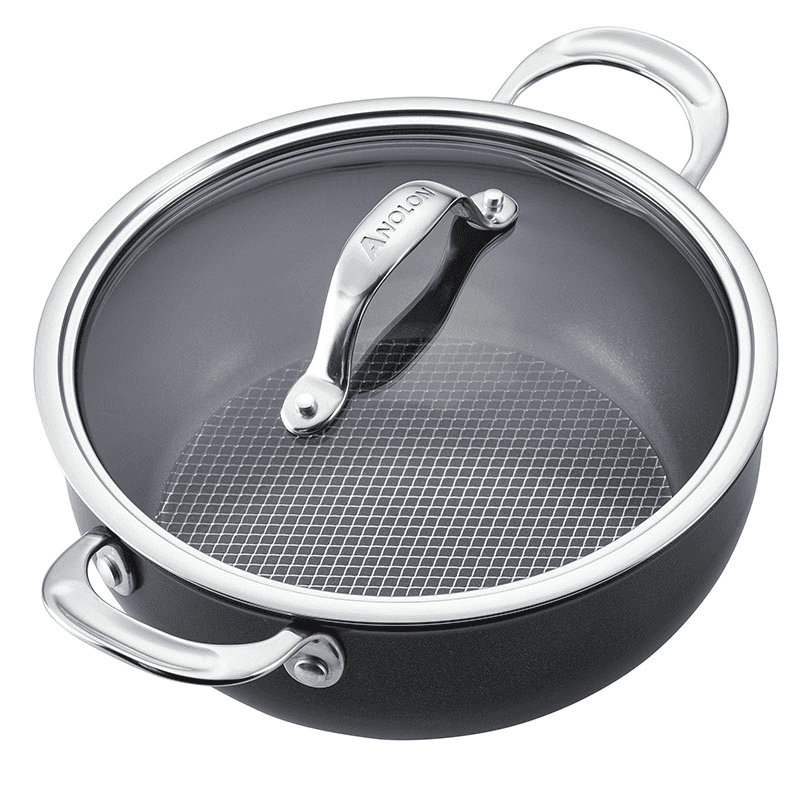 Anolon X Casserole, 24cm, Black