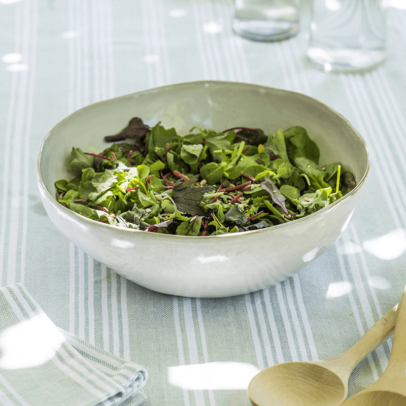 Ithaca Salad Bowl, D33cm, White