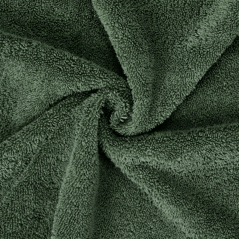 Plain Organic Cotton Bath Towel, Elm Green