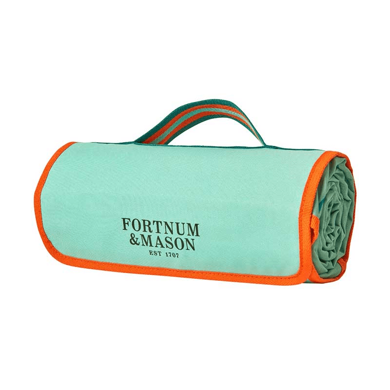 Fortnum's Picnic Mat, 145cm x 130cm, Eau de Nil