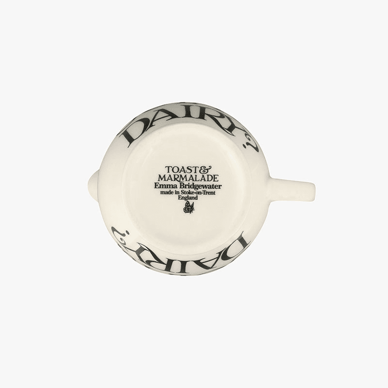 Black Toast Jug, 315ml, Cream