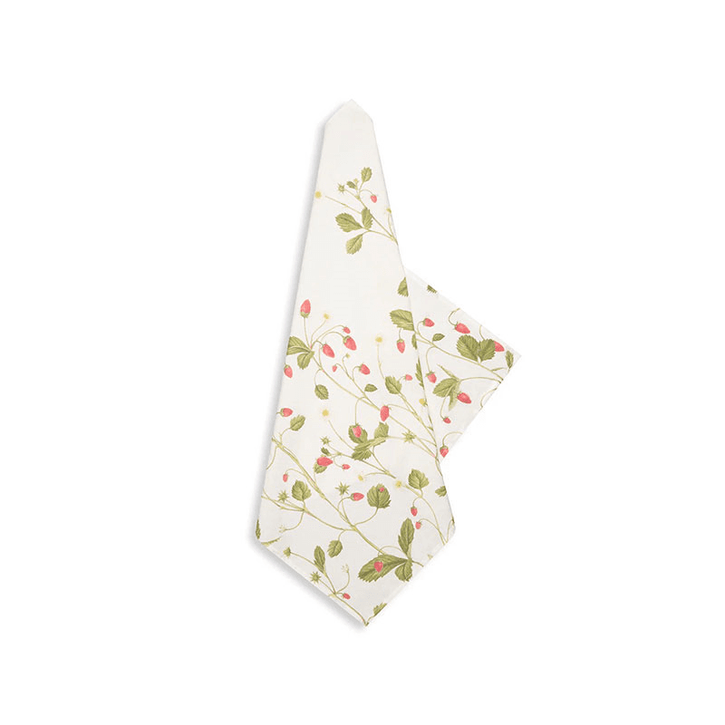 Fraise De Bois Linen Napkin, 50 x 50cm, Red