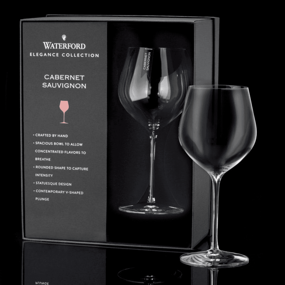 Elegance Set of 2 Cabernet Wine Glasses, 750ml