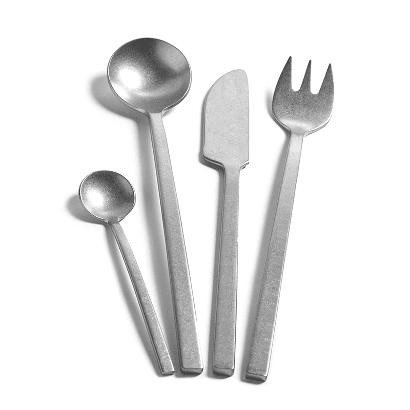 La Mère 24 Piece Cutlery Set, Mirror Stone