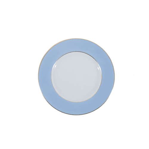 Image showing the Sous Le Soleil Bread Plate, D16.5cm, Matt Gold Classic Ice Blue product.