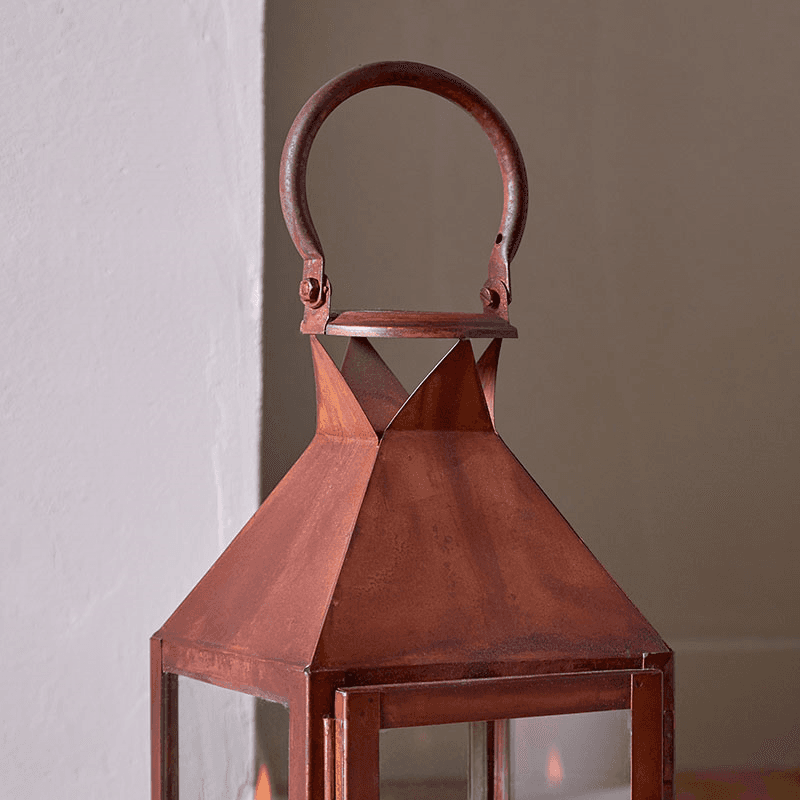 Isko Lantern, H37cm, Rust