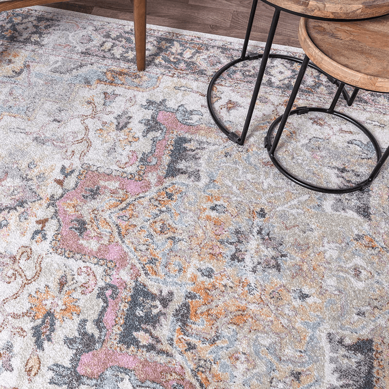 Flores kira classic persian medallion rug, 160 x 230cm, Multi