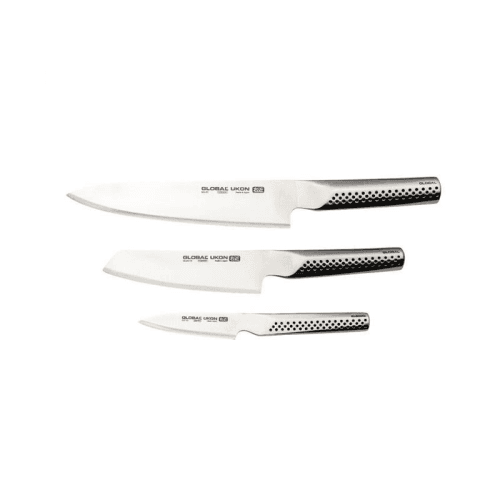Image showing the Ni 3 Piece Knife Set, Silver product.