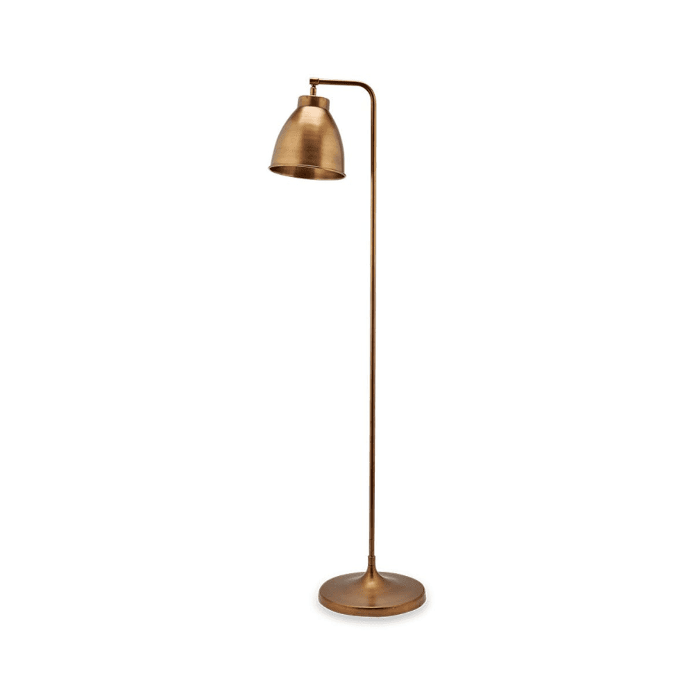 Muturi Floor Lamp, H146cm, Antique Brass