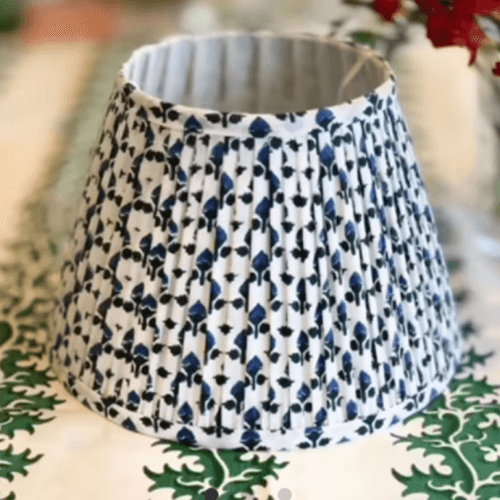 Image showing the Bud Empire Lampshade, 10", Indigo product.