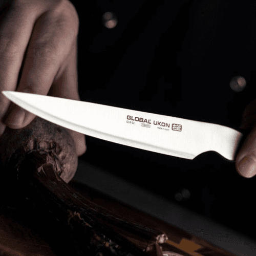 Image showing the Ukon Utility Knife, 13cm, Silver product.