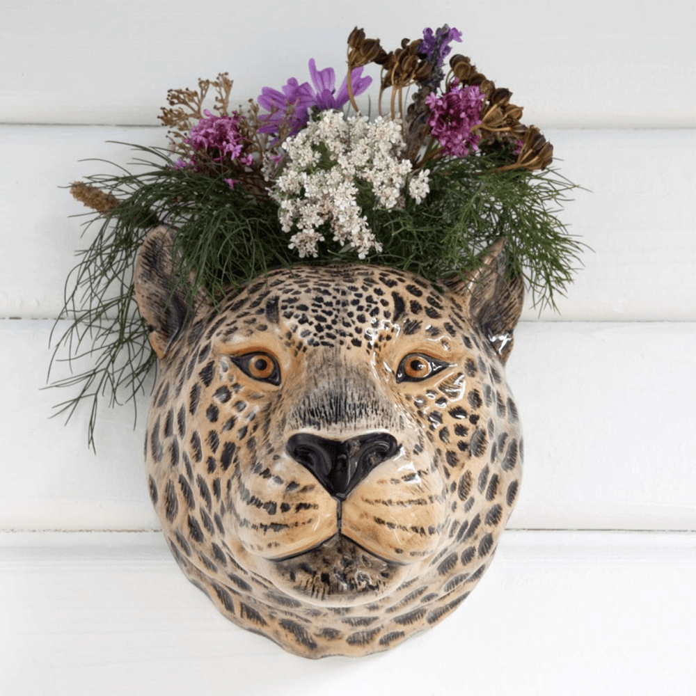 Leopard Wall vase, L14 x D17 x H18cm