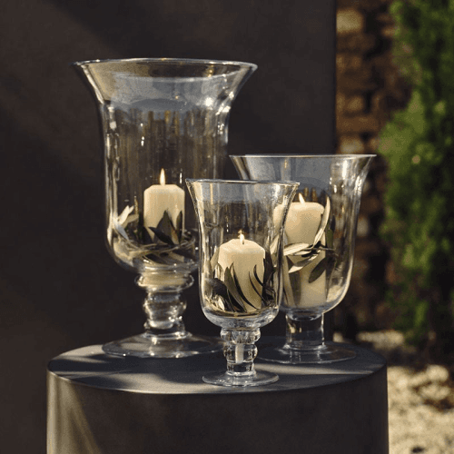 Image showing the Hurricane lamp, H30 x D20cm, Glass product.