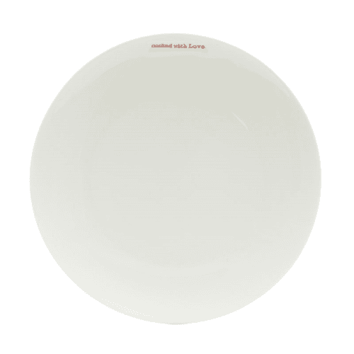 Image showing the 'Cooked With Love' Dinner Plate product.