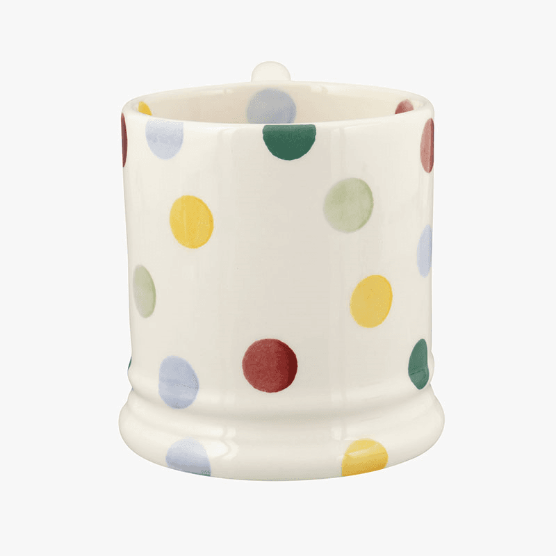 Polka Dot Mug, 300ml, Cream