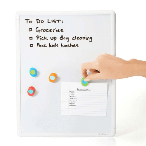 Image showing the 8 pack of magnetic mini clips, assorted colours product.