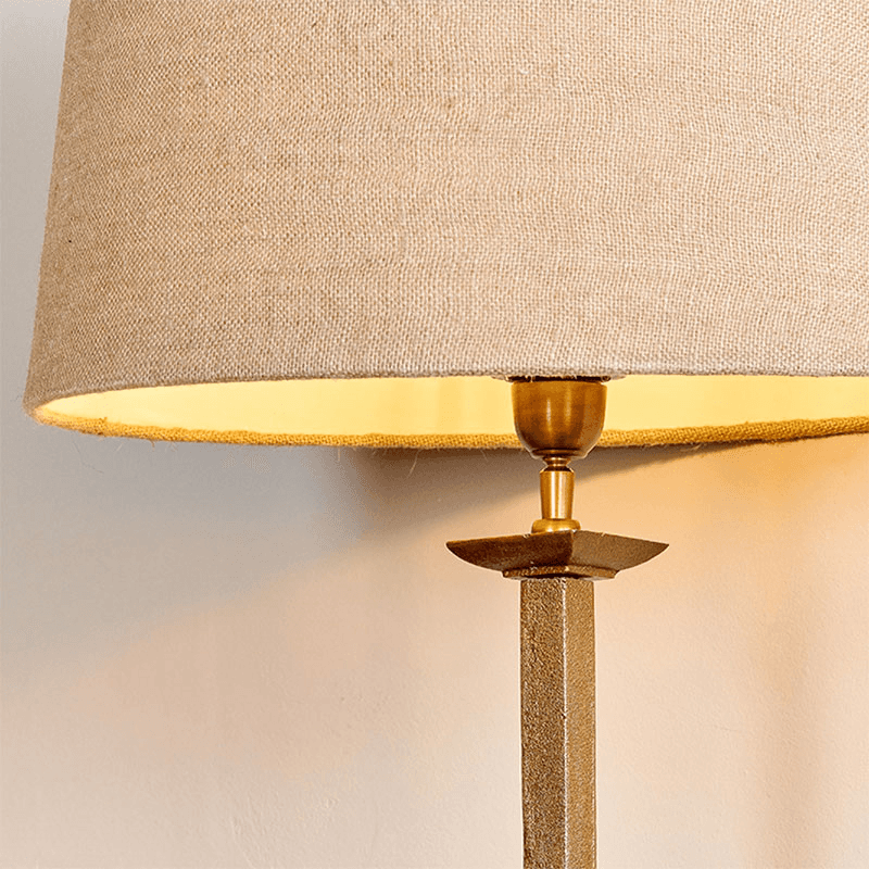 Sahhil Tripod Floor Lamp, H138cm, Antique Brass