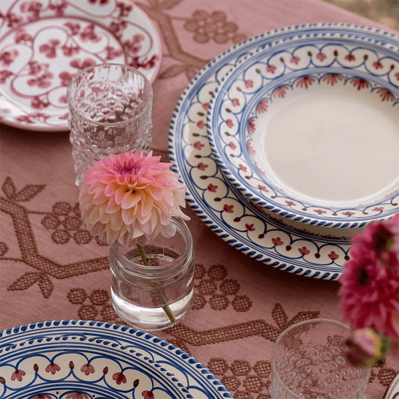 Honor Dinner Plate, D29cm, White and Blue