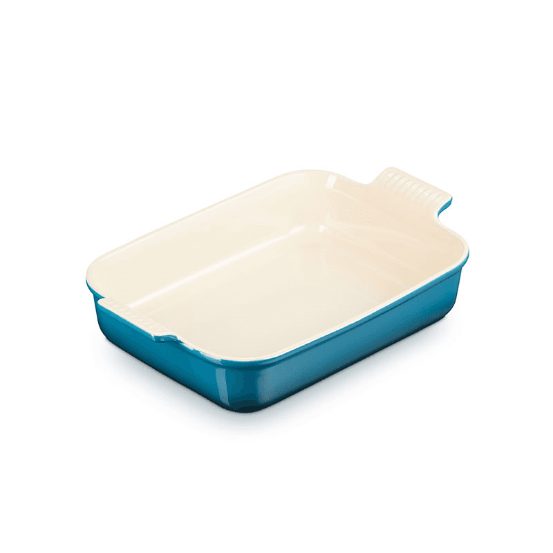 Stoneware Rectangular dish, 2.3L, Deep Teal
