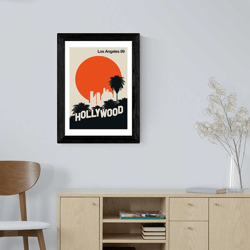 Bo Lundberg Hollywood 89 Print, Red