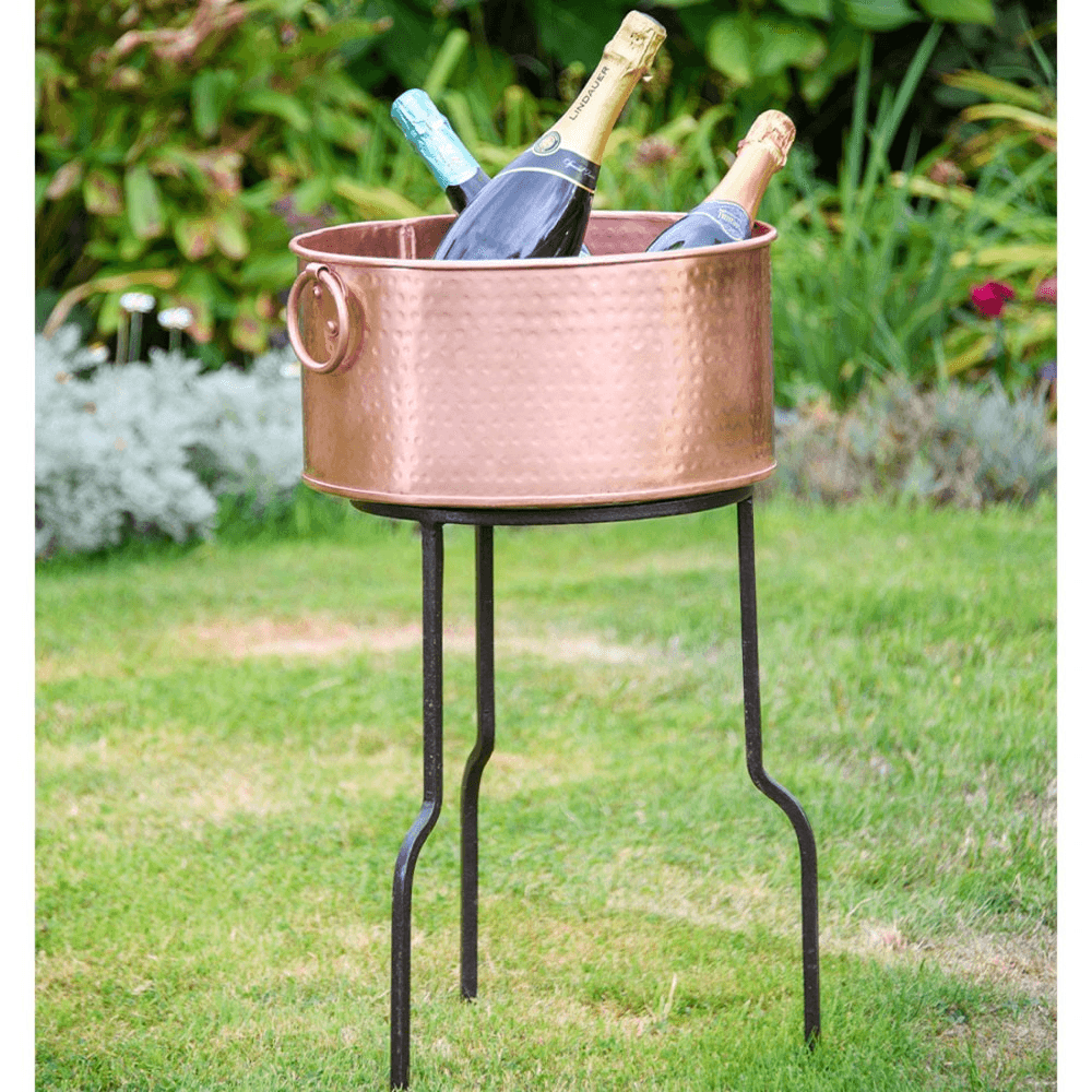 Copper Champagne Cooler, 65x38, Metallic