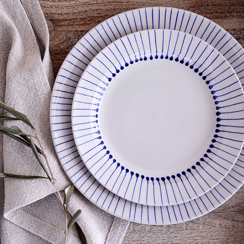 Iba Dinnerware Set, Indigo