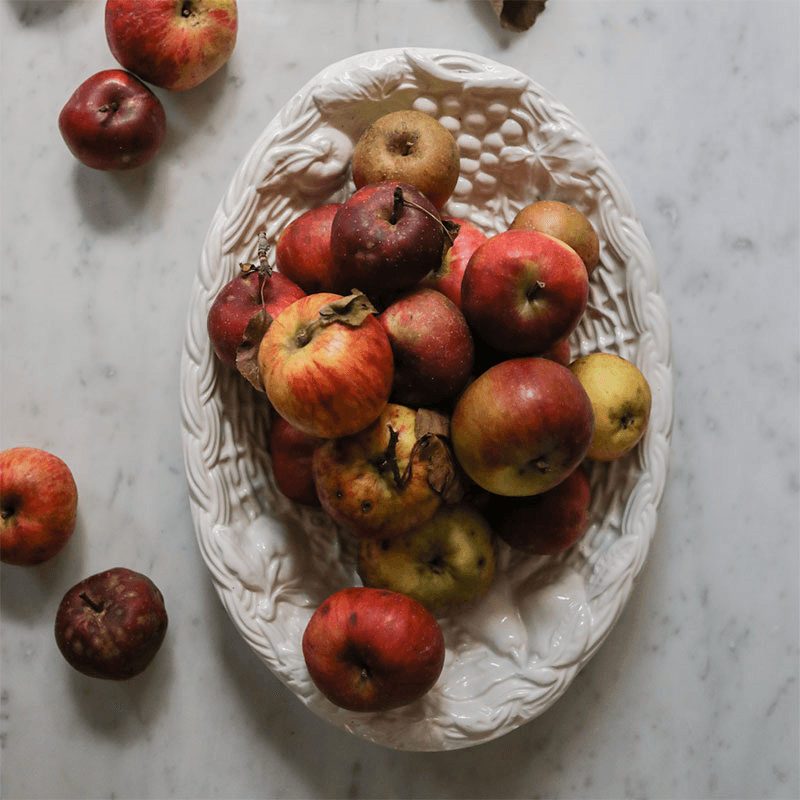 Tutti Frutti Platter, L37.5 x 29cm, White