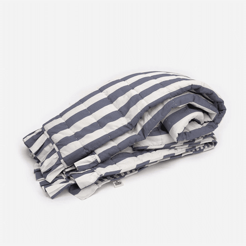 Image showing the Stripe Quilt, 150 X 200cm, Folkstone product.