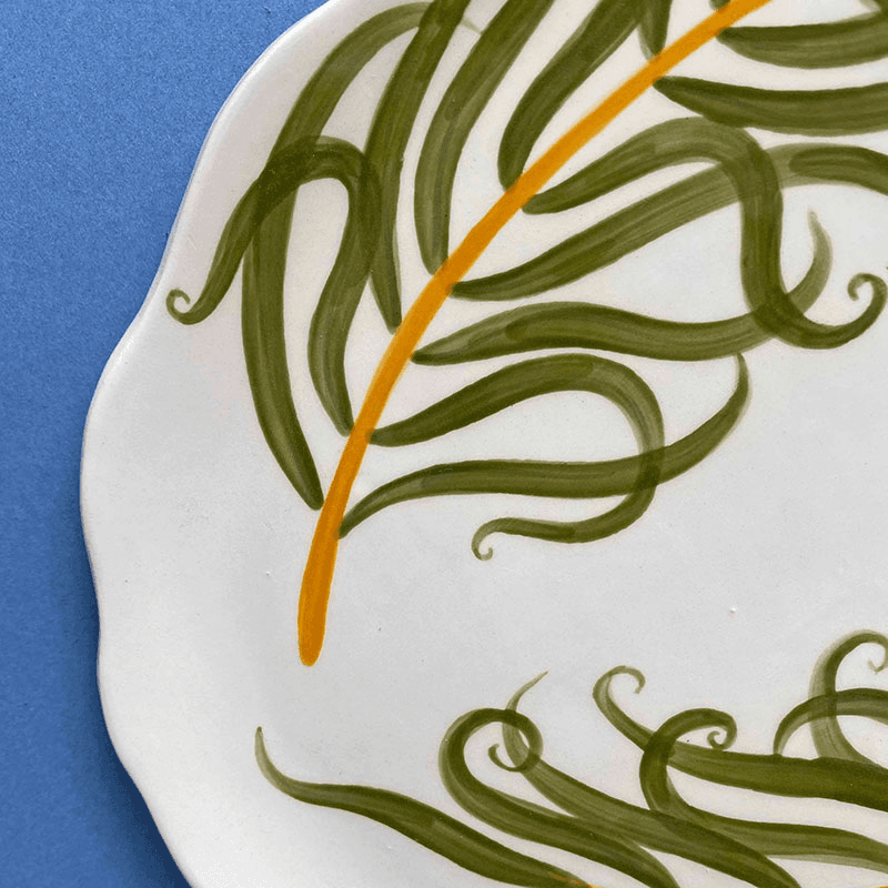 Minnie-Mae Studio Willow Bough Serving Platter, 22cm x 28cm x 1cm, Multi