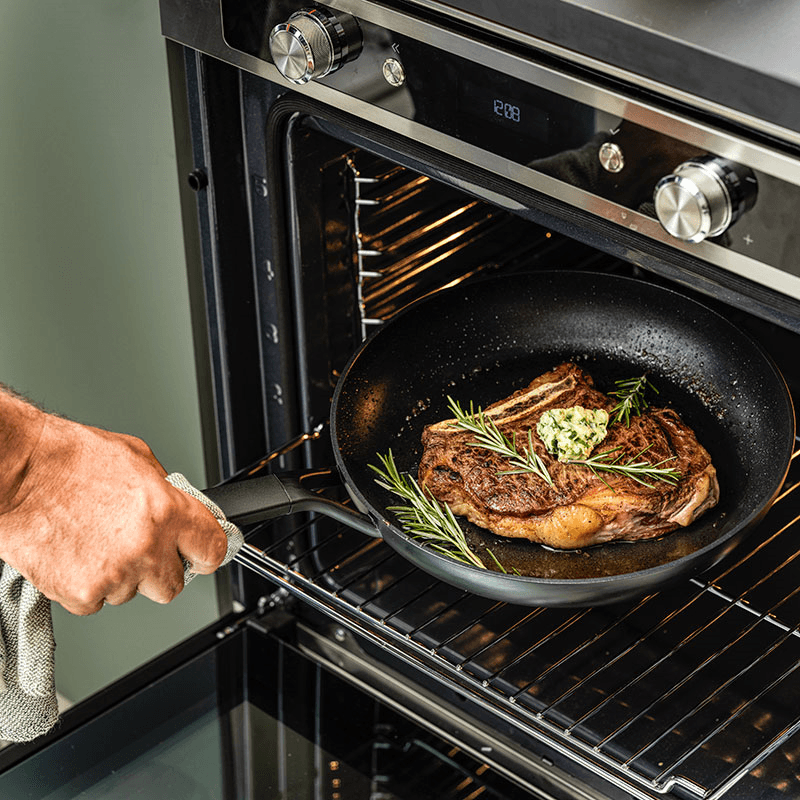 Classic Forged Non-Stick Frying Pan, 30cm, Black