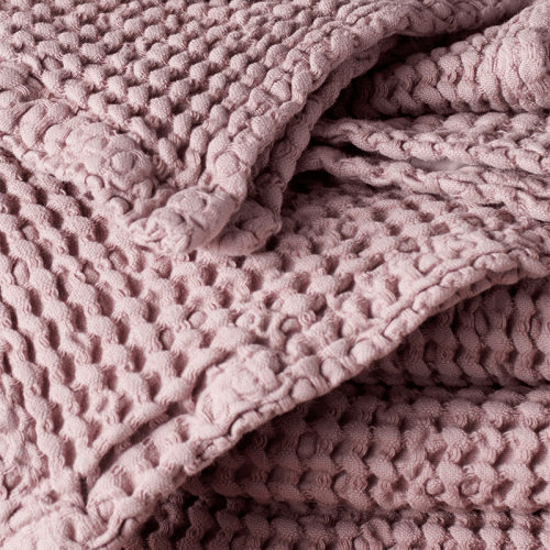 Image showing the Cotton Waffle Towel, Jumbo Bath Sheet, Vintage Rose product.