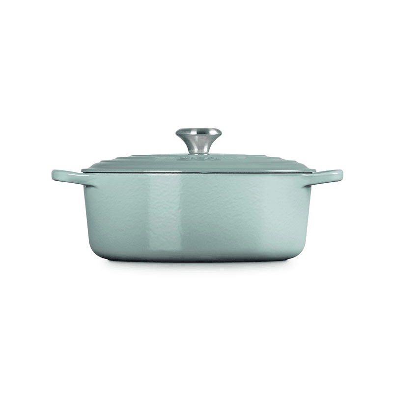 Cast Iron Oval Casserole, 27cm, Sea Salt