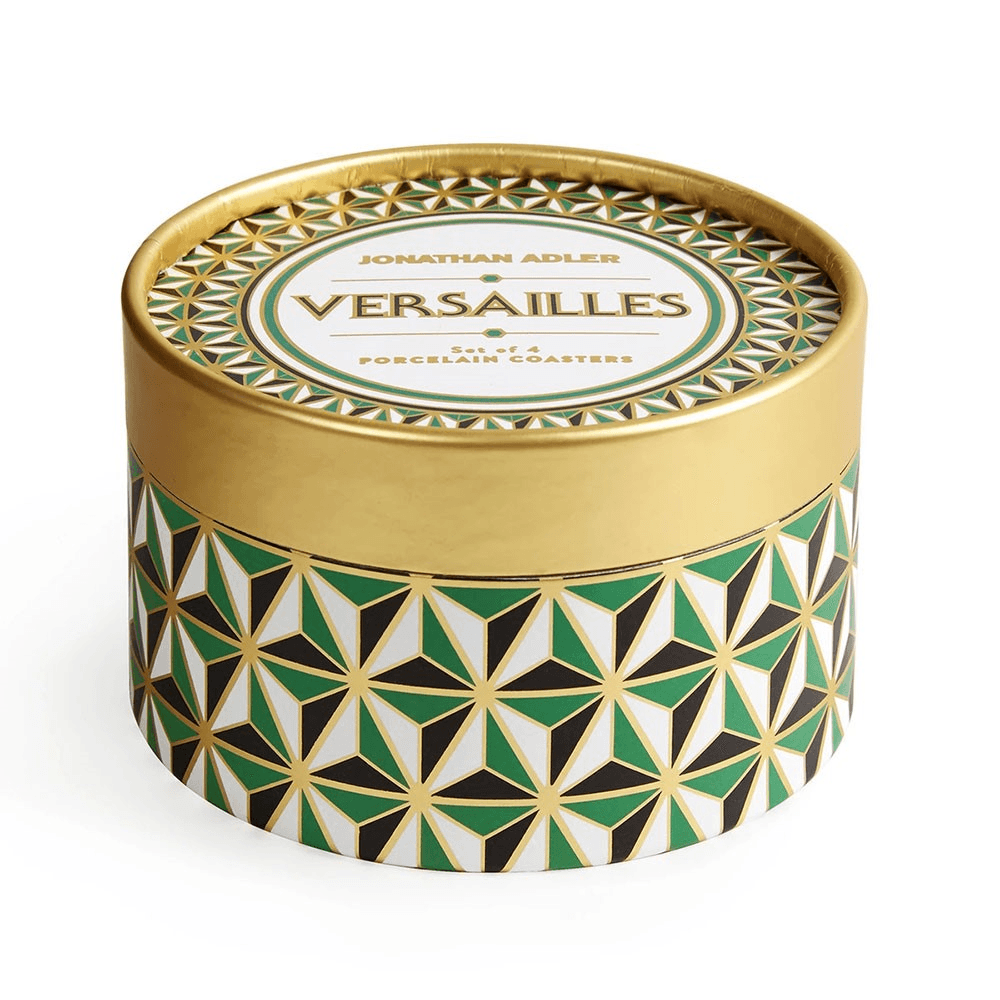 Versailles Set of 4 Coasters, D10cm, Multi