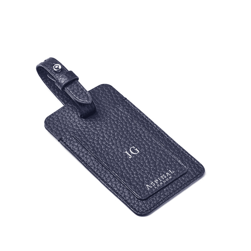 Luggage Tag, H11.5 x W6.5cm, NavyPebble