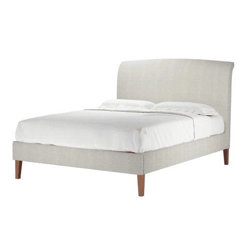Image showing the Thea Kingsize bed, H130 x W158 x L221cm, Clay product.