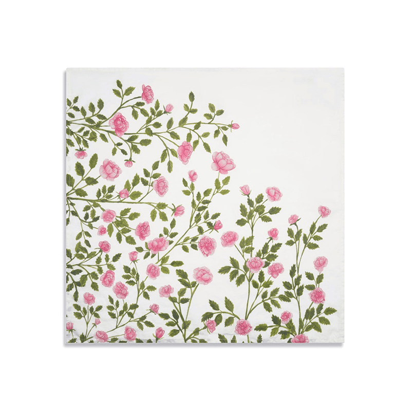Le Jardin Des Roses Napkin, L50 x 50cm, Pink