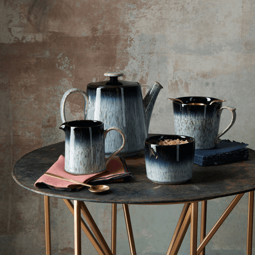 Image showing the Halo Straight Sided Teapot, 1.1L, Grey product.