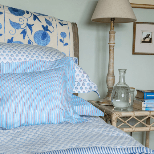 Image showing the Pomily King Size Duvet Cover, Blue product.