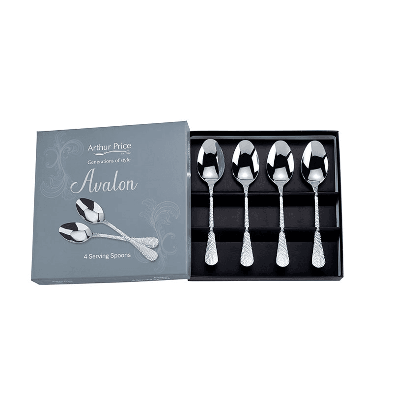 Avalon Serving Spoons, L20.5cm, Stainless Steel