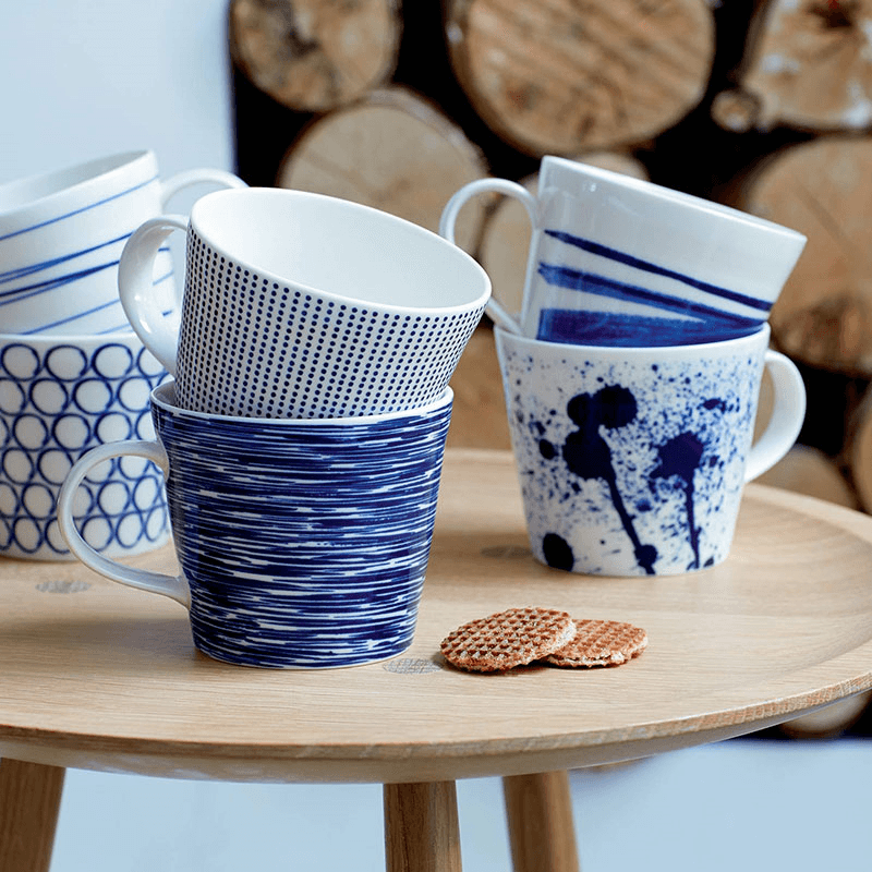 Pacific - Dots Mug, 45cl, Blue