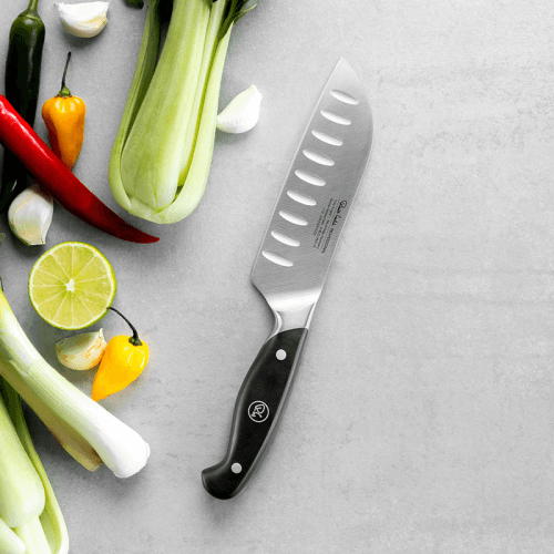 Image showing the Professional Santoku Knife, 14cm, Stainless Steel product.